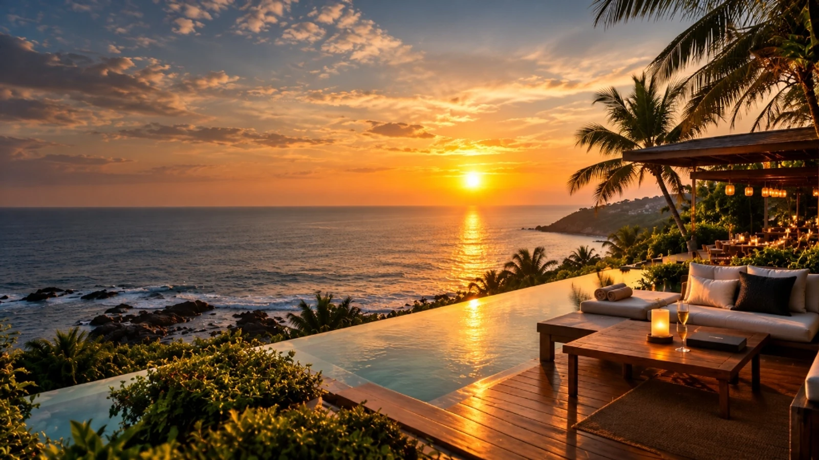 Private Sunset Cliffside Villa & Infinity Pool — Goa Edition
